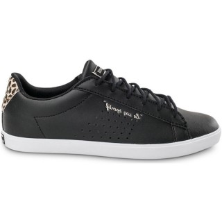 Le Coq Sportif Agate Leopard Noir - Chaussures Baskets Basses Femme Site Officiel